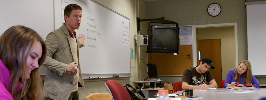Troy Storfjell teaching class