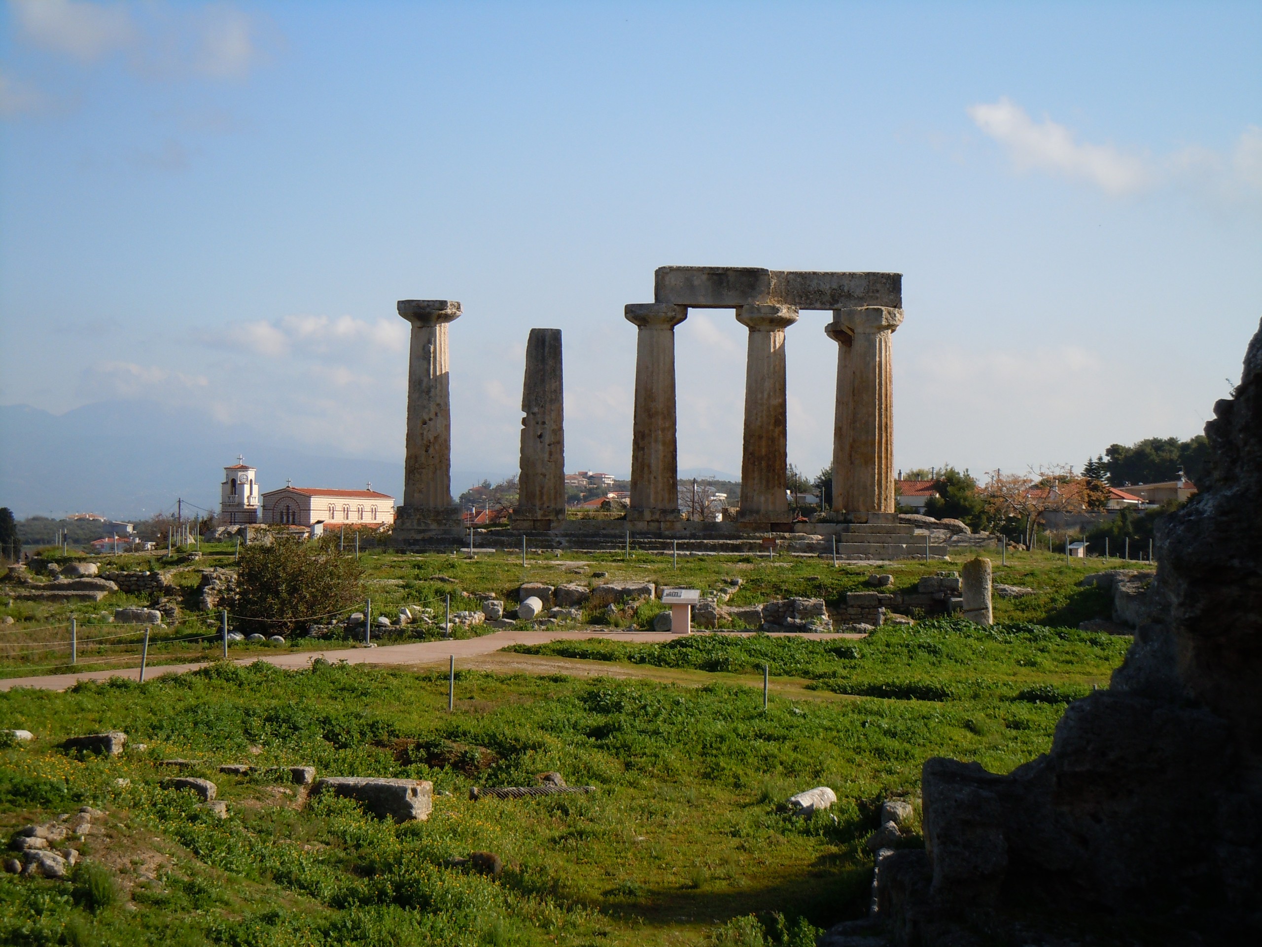 Temple of Apollo, in Corinth