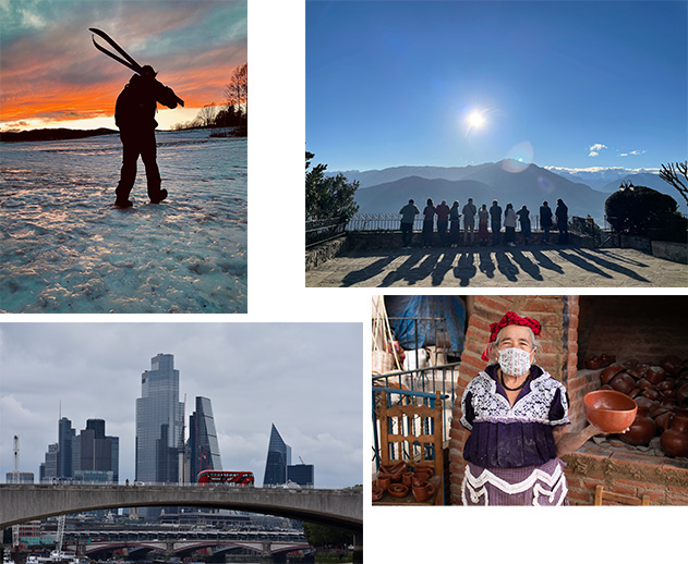 winning photos take by Study Away students - 2022 exhibit