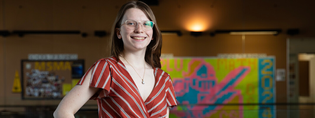 Math major Lindsey Clark '24