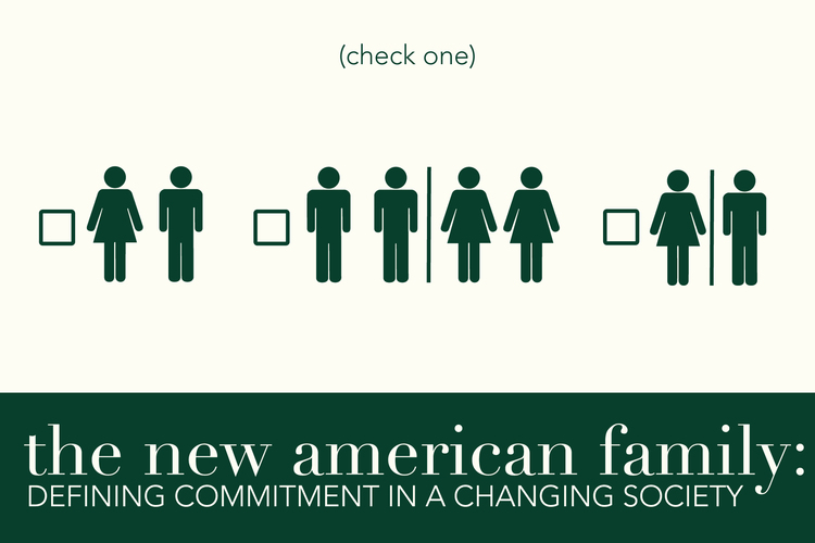 THE NEW AMERICAN FAMILY, defining commitment in a changing society