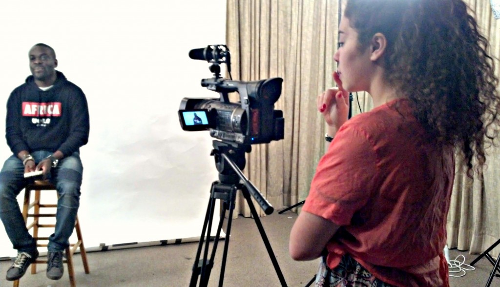 CreativeWorksPhoto3b Student working video camera