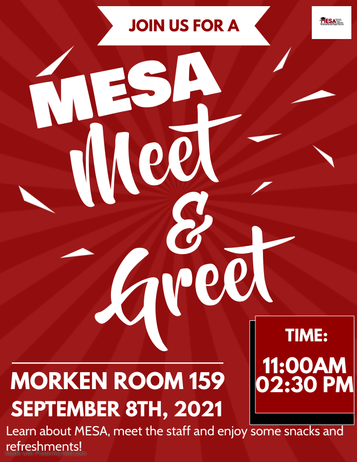 MESA Meet N Greet Flyer