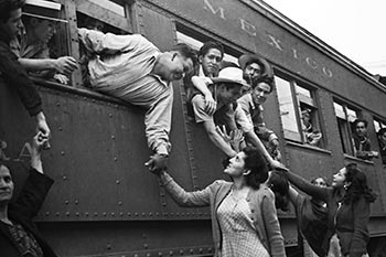 Braceros, photographed by the Hermanos Mayo/ Braceros, fotografiados por los Hermanos Mayo