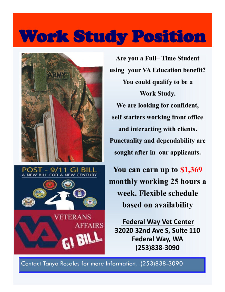 Work study flyer PDF