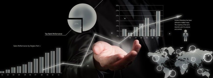 35722783 - businessman holding graph, business concept
