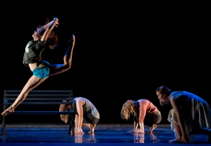 Dance 2014 rehearsal at PLU on Tuesday, April 8, 2014. (Photo/John Froschauer)