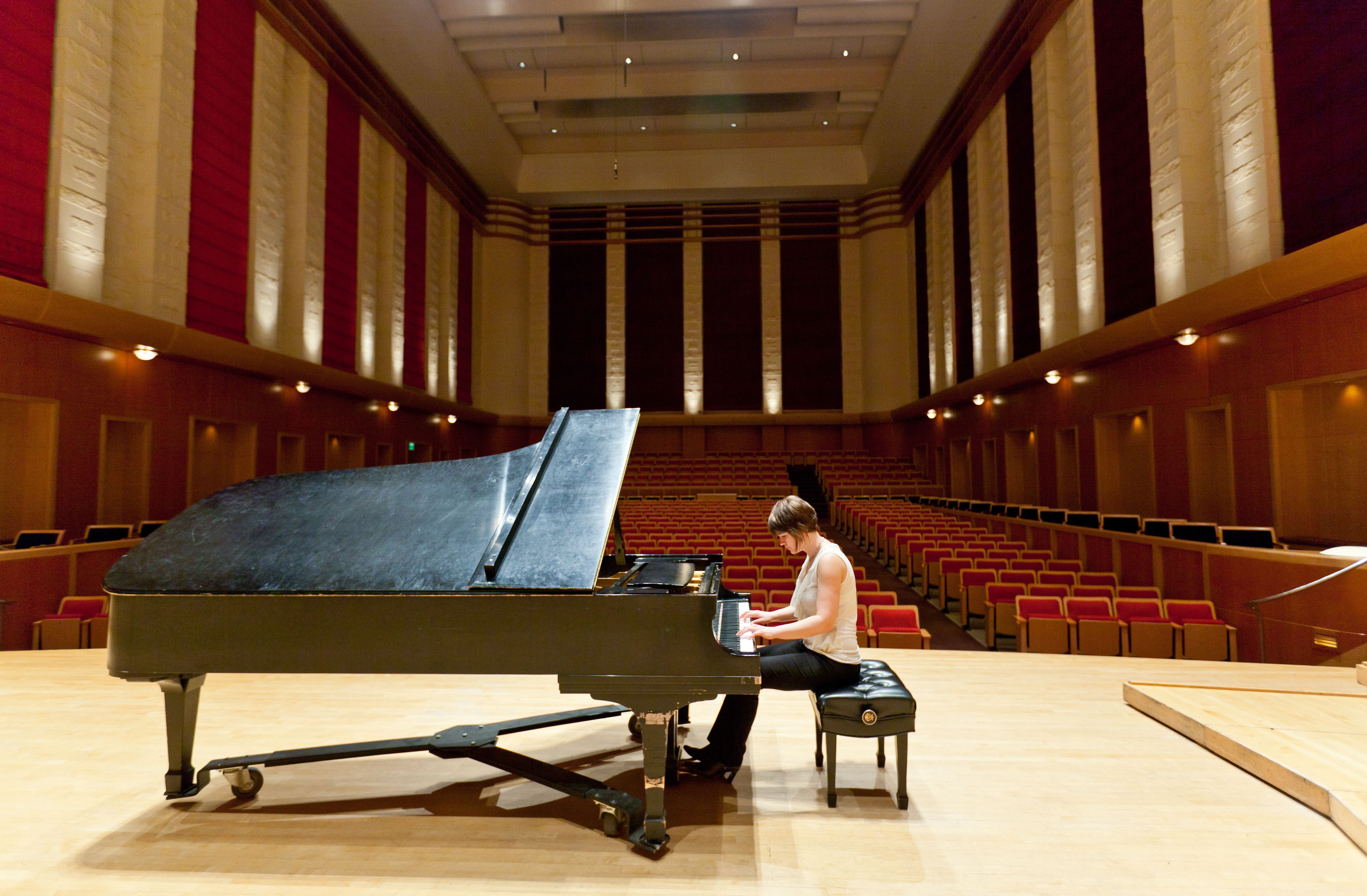 Oksana Ezhokina, Chair of Piano Studies, PLU on Thursday, March 22, 2012.