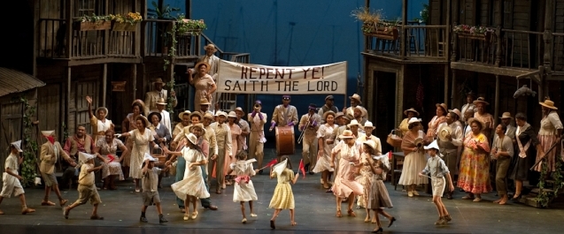 Five Lutes took the stage in the summer of 2011 for Seattle Opera’s production of ‘Porgy and Bess.’ (Photo courtesy of Seattle Opera)