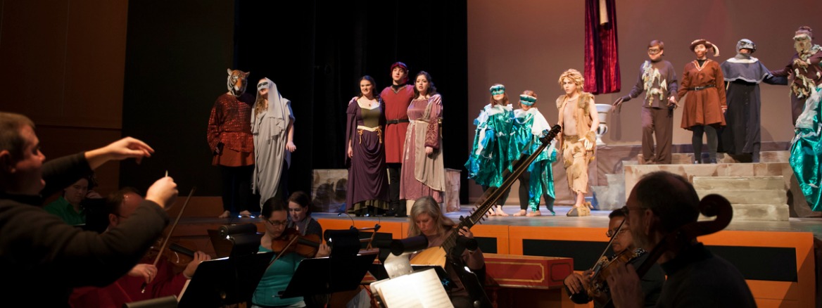 Students performing Offenbach’s Orpheus in the Underworld