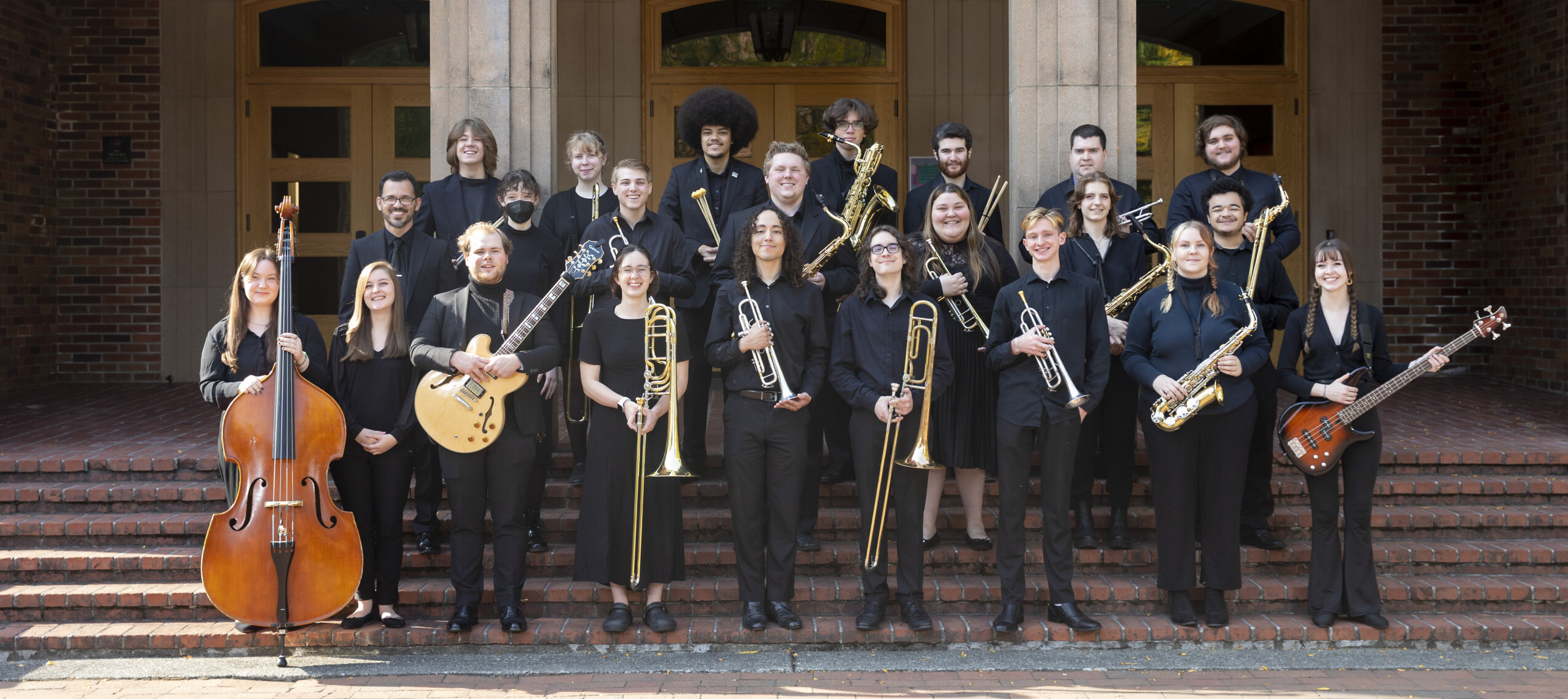 The Jazz Ensemble, Monday, Oct. 17, 2022, at PLU. (PLU Photo / Sy Bean)