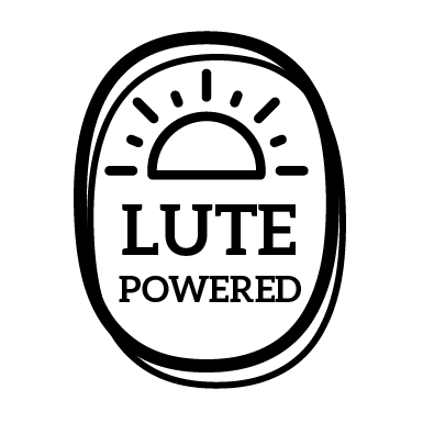 Lute Powered Logo
