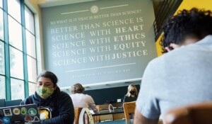 Students studying in Rieke