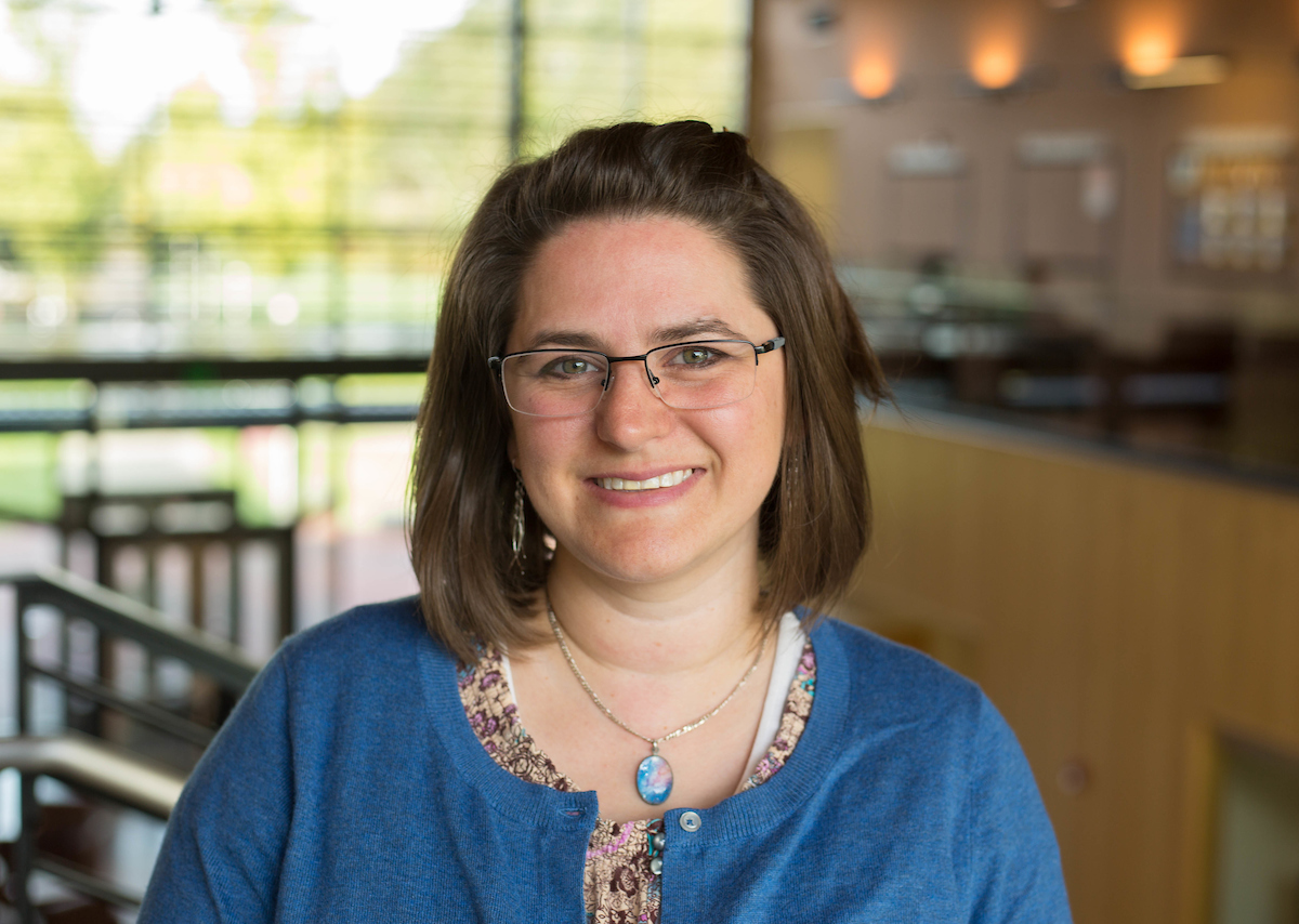 Physics professor Katie Hay