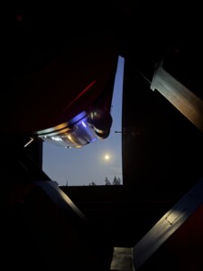 observatory at night