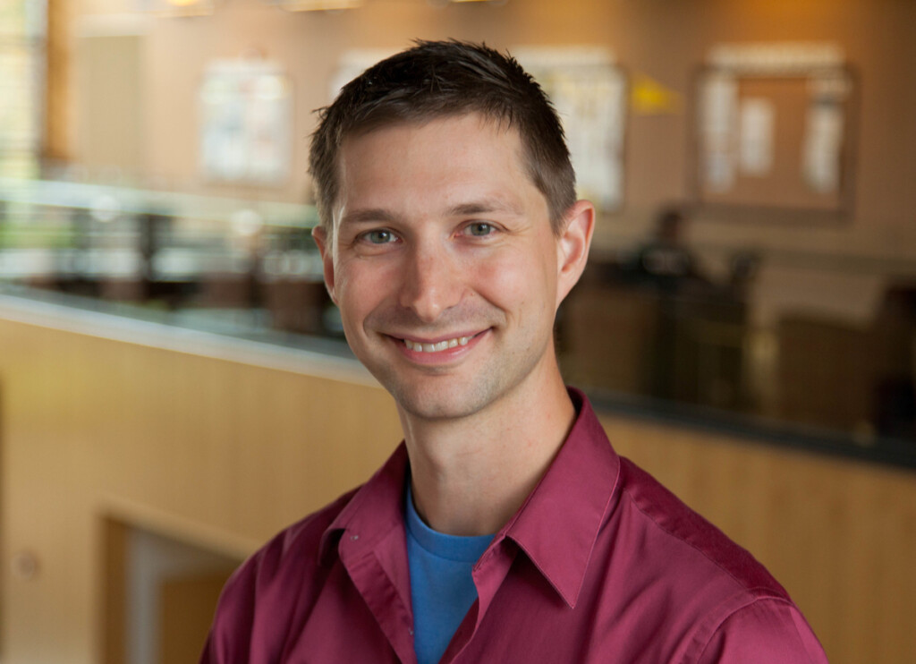 PLU on Wednesday, Nov. 4, 2015. (Photo/John Froschauer) Professor Bret Underwood