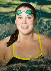 Jessica Klauder swimming