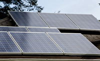 Solar panels on Paul Tegels roof