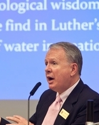 Samuel Torvend, Professor of Lutheran Studies and conference moderator, noted that while Martin Luther didn’t speak directly to water resource issues, Luther was keenly aware of using resources for the social good of all.