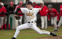 Pitcher throwing ball