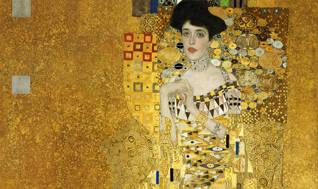 Maria Altmann worked for decades to reclaim five family owned portraits painted by Gustav Klimt for her family, including this portrait of her aunt, Adele Bloch-Bauer. The painting had been shown in an Austrian art museum for years. Nazis had stolen the painting after Altmann and the Bloch Bauers had fled Austria during WWll.