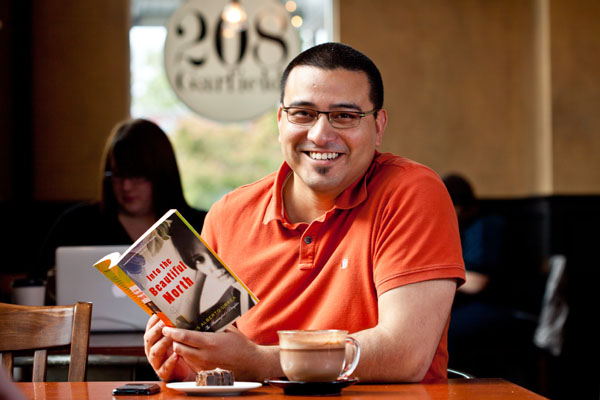 Associate Professor of Art and Design Jp Avila reads “Into the Beautiful North” by Luis Alberto Urrea.