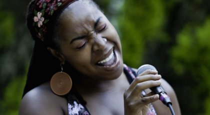 Jazz Under the Stars - Vocalist Johnaye Kendrick took the stage at last year’s JUTS.