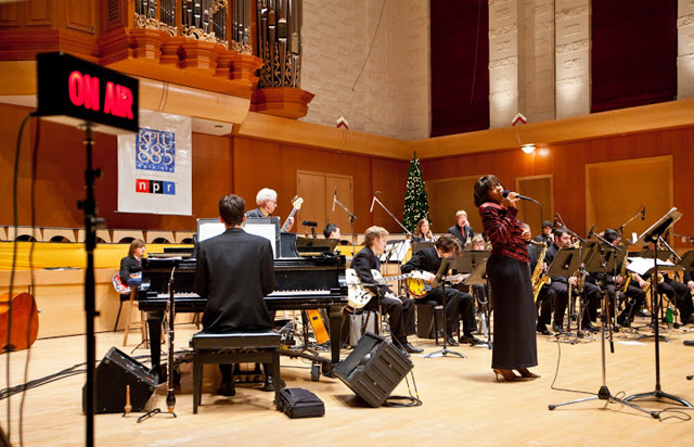 KPLU’s annual Christmas Jam concert and live broadcast with special guests Pearl Django.