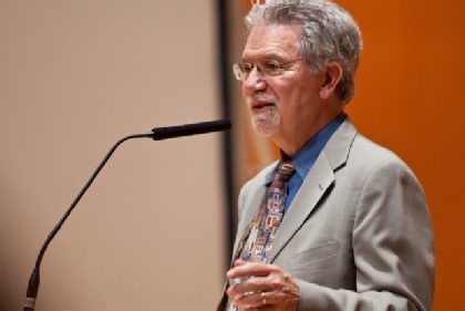 Bob Ericksen, Kurt Mayer Chair of Holocaust Studies, at Pacific Lutheran University. (Photo by John Froschauer)