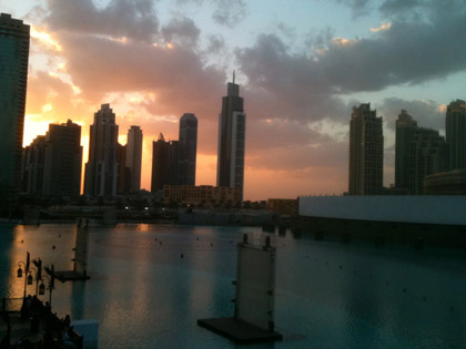 Dubai at sunset