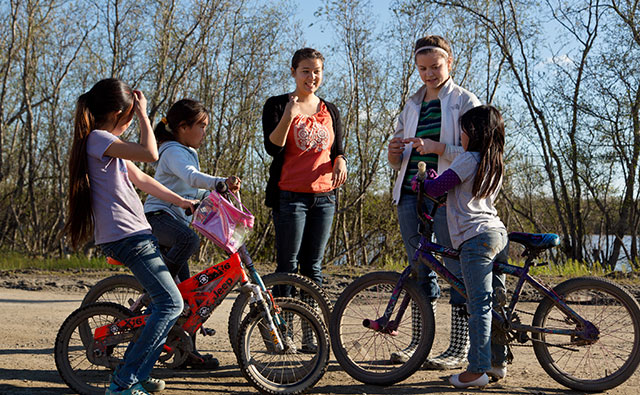 Nataly Meyer and McKenzie Allen's student-teaching capstone led to an opportunity to travel to a remote region of Alaska, where they taught at a summer-school program west of Bethel, the nearest city.