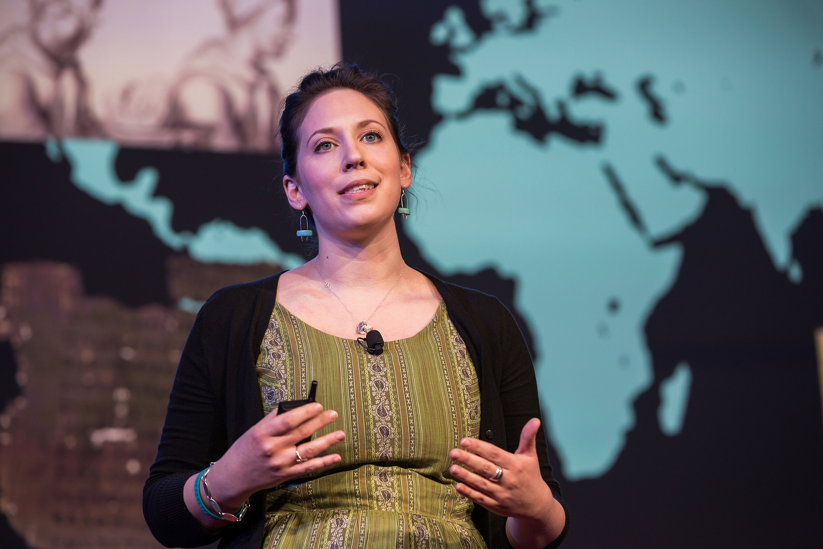 Katie Hunt speaks at the 2014 TED Conference in Vancouver, B.C., on March 17. (Photo: TED)