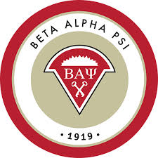 beta alpha psi 1919 logo