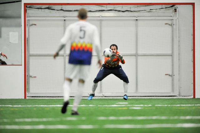 Andrew Croft ’09 played soccer for a year with the Tacoma Stars. (Photo: ©Wilson Tsoi/goalWA.net)