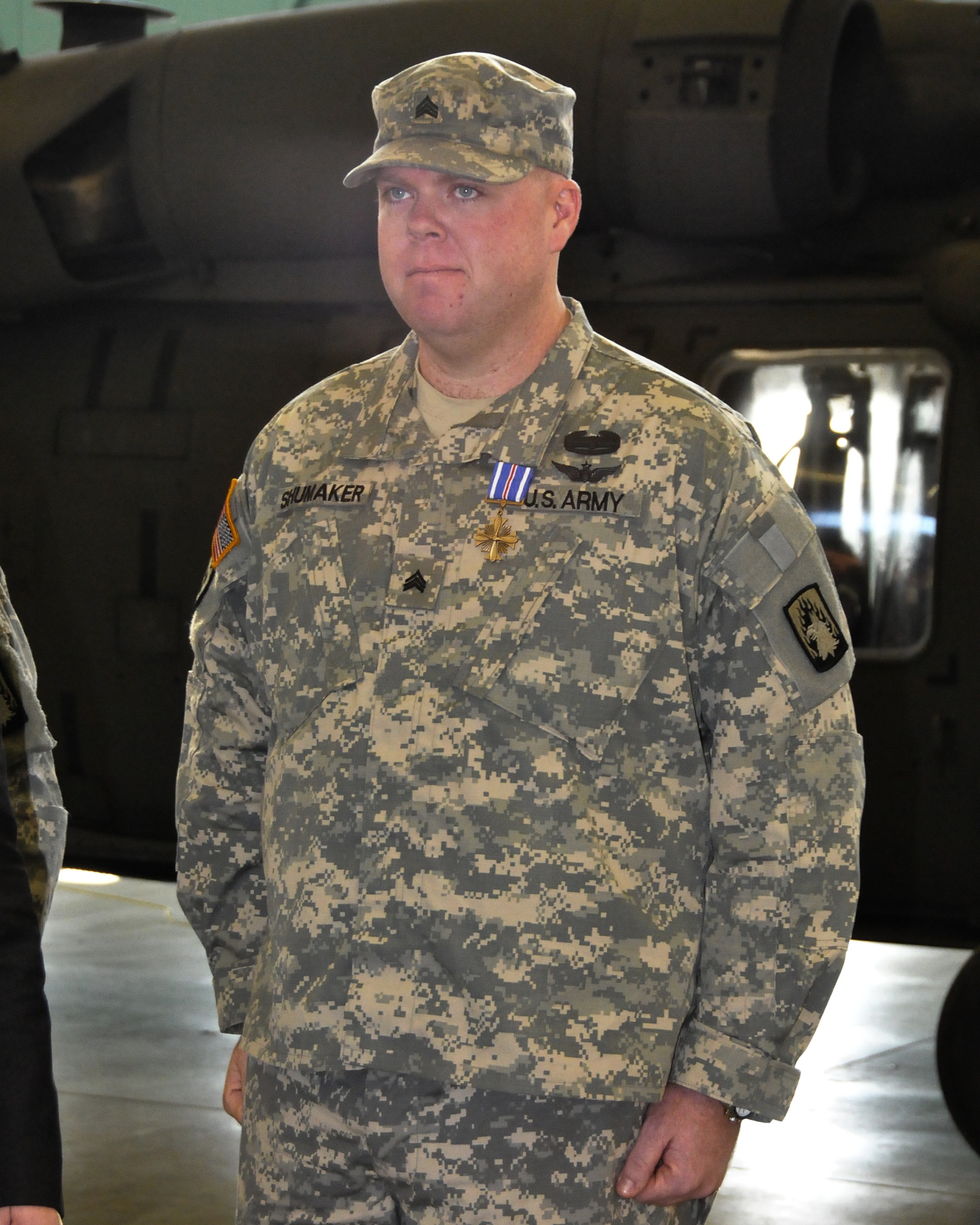 U.S. Army veteran Steve Shumaker, now a junior at PLU