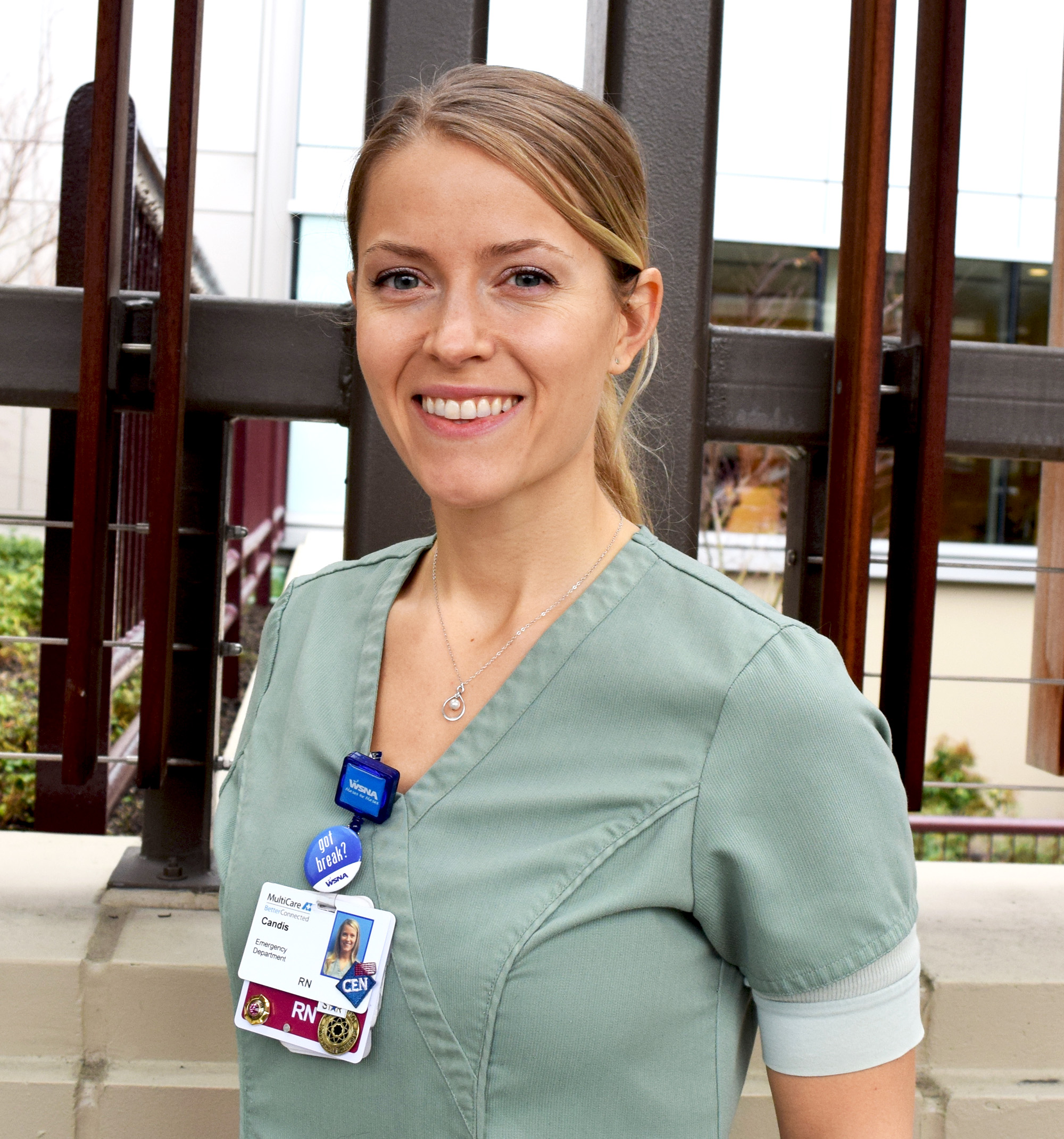 Candis LeBaron, Registered Nurse with Emergency Nurse Certification, Tacoma General Hospital Emergency Room