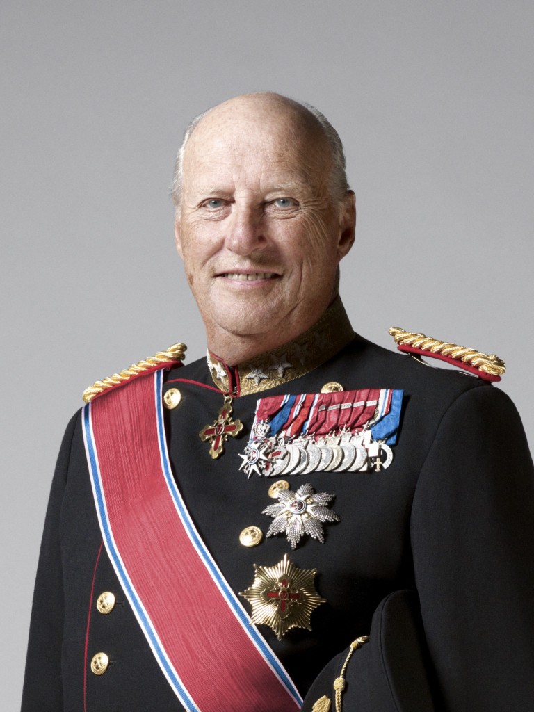 TheKing1.USE His Majesty King Harald V of Norway will visit PLU on May 23, 2015.