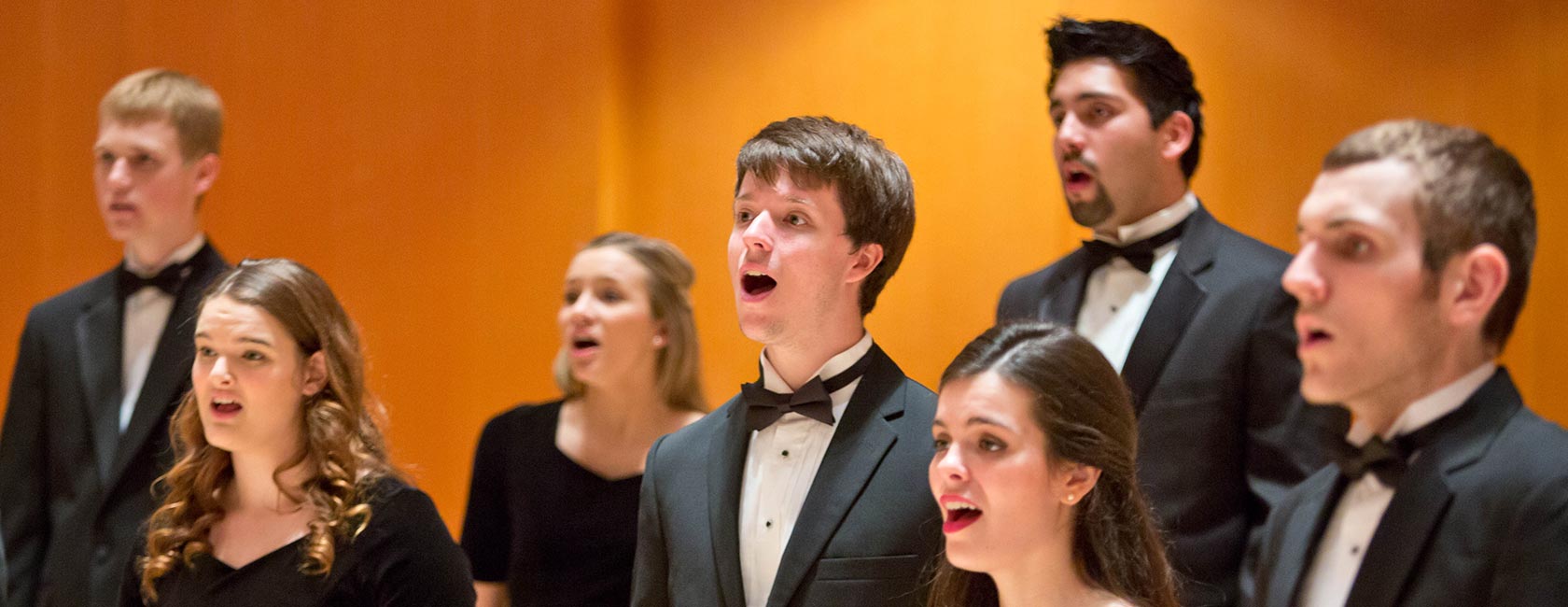 Pacific Lutheran University Chorale singing