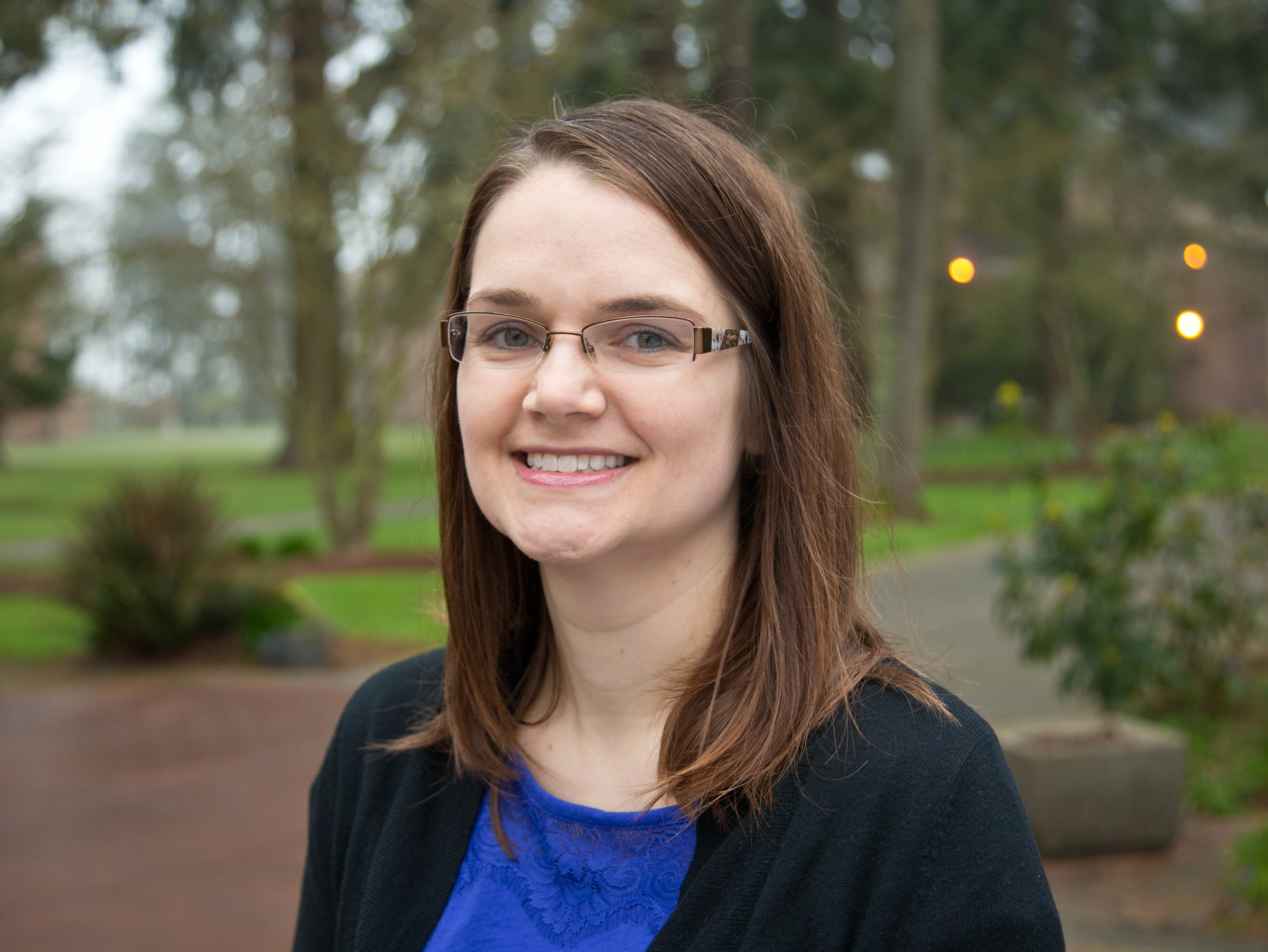 Kate Luther, Assistant Professor of Sociology at PLU. (Photo: John Froschauer/PLU)