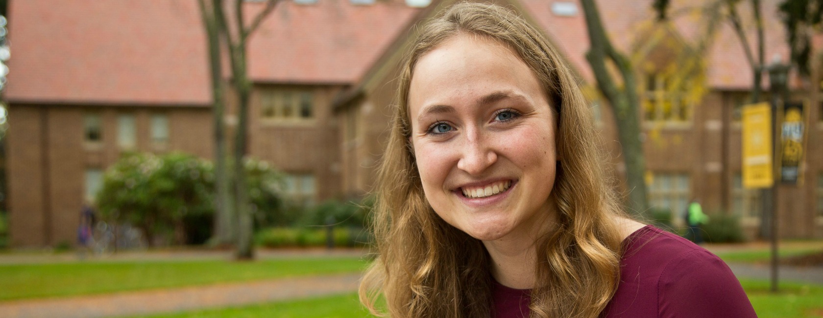 Helen "Nellie" Moran '15 (Photo: John Froschauer/PLU)