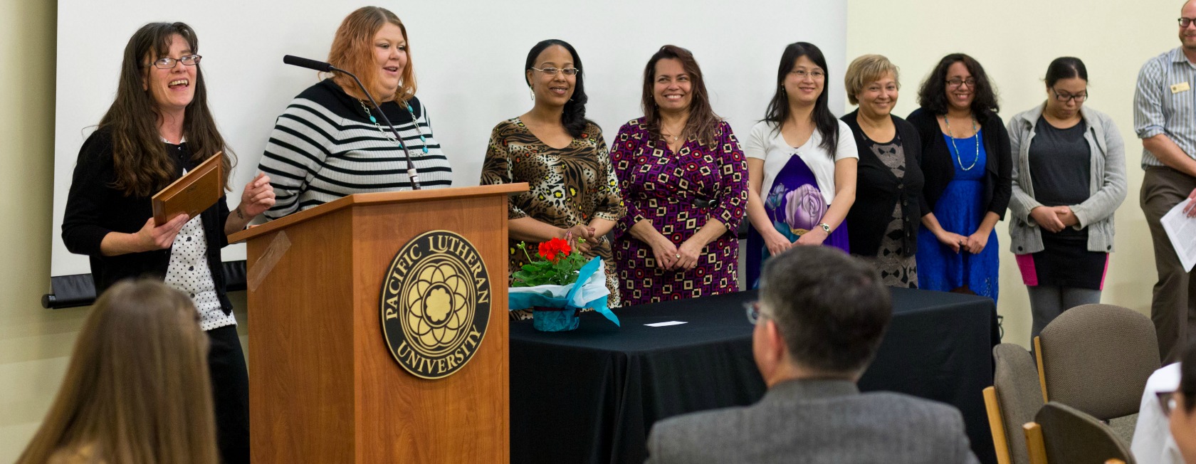 PLU's annual Celebration of Service honored students, administrators and community members. (All photos by John Froschauer/PLU)