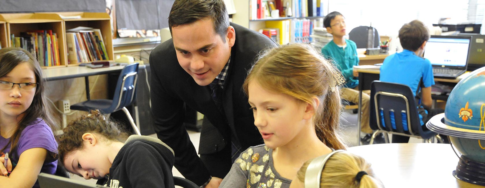 Forrest Griek '00, '02 is the principal of Tacoma’s Browns Point Elementary and a national "Emerging Leader" in education. [Photo Courtesy of Tacoma Public Schools]