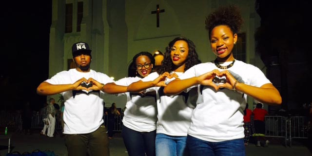 hate-wont-win-photo-2 Alana Simmons (second from right) with other leaders from the #HateWontWin campaign.