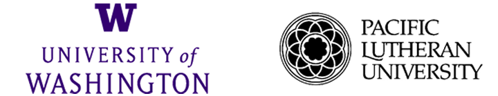 University of Washington and Pacific Lutheran University logos