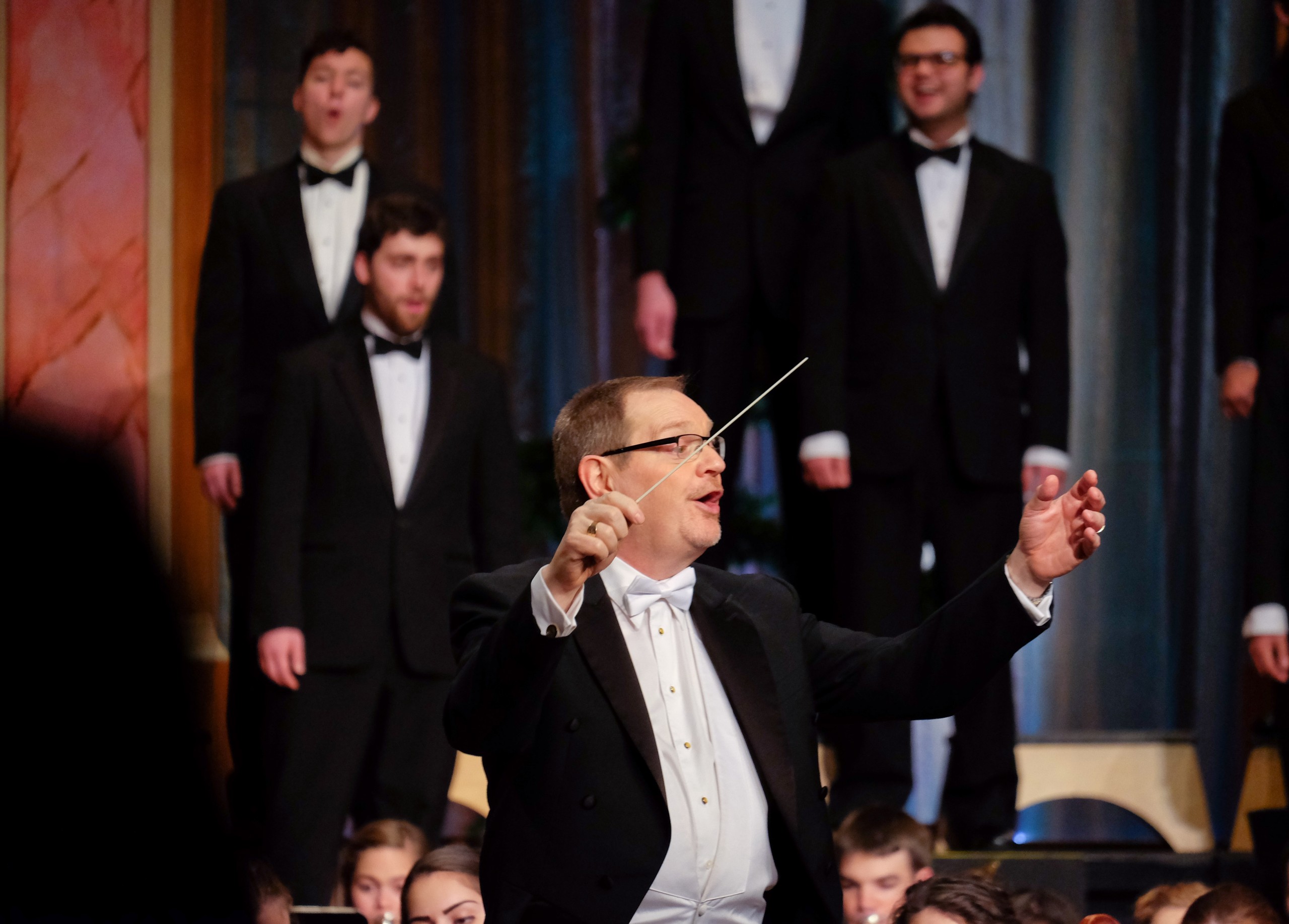 PLU Christmas featuring Angela Meade with the Choir of the West, the University Chorale and the University Orchestra Richard Nance conducting at PLU on Friday, Dec. 11, 2015. (Photo: John Froschauer/PLU)