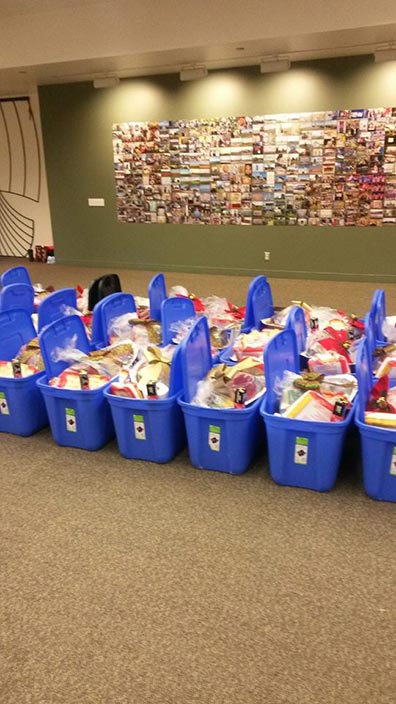 Turkey Basket Drive is organized by the PLU nursing group Delta Lota Chi at Thanksgiving