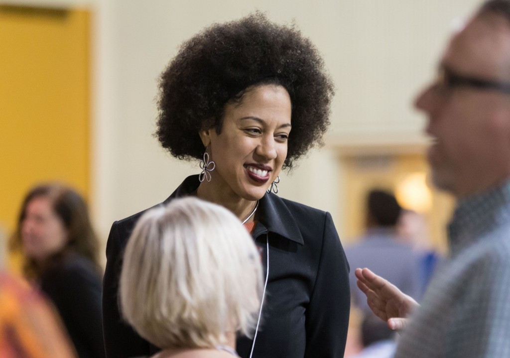 Erin Jones '01, Director of AVID (Advancement Via Individual Determination), Tacoma Public Schools. (Photo by John Froschauer/PLU)