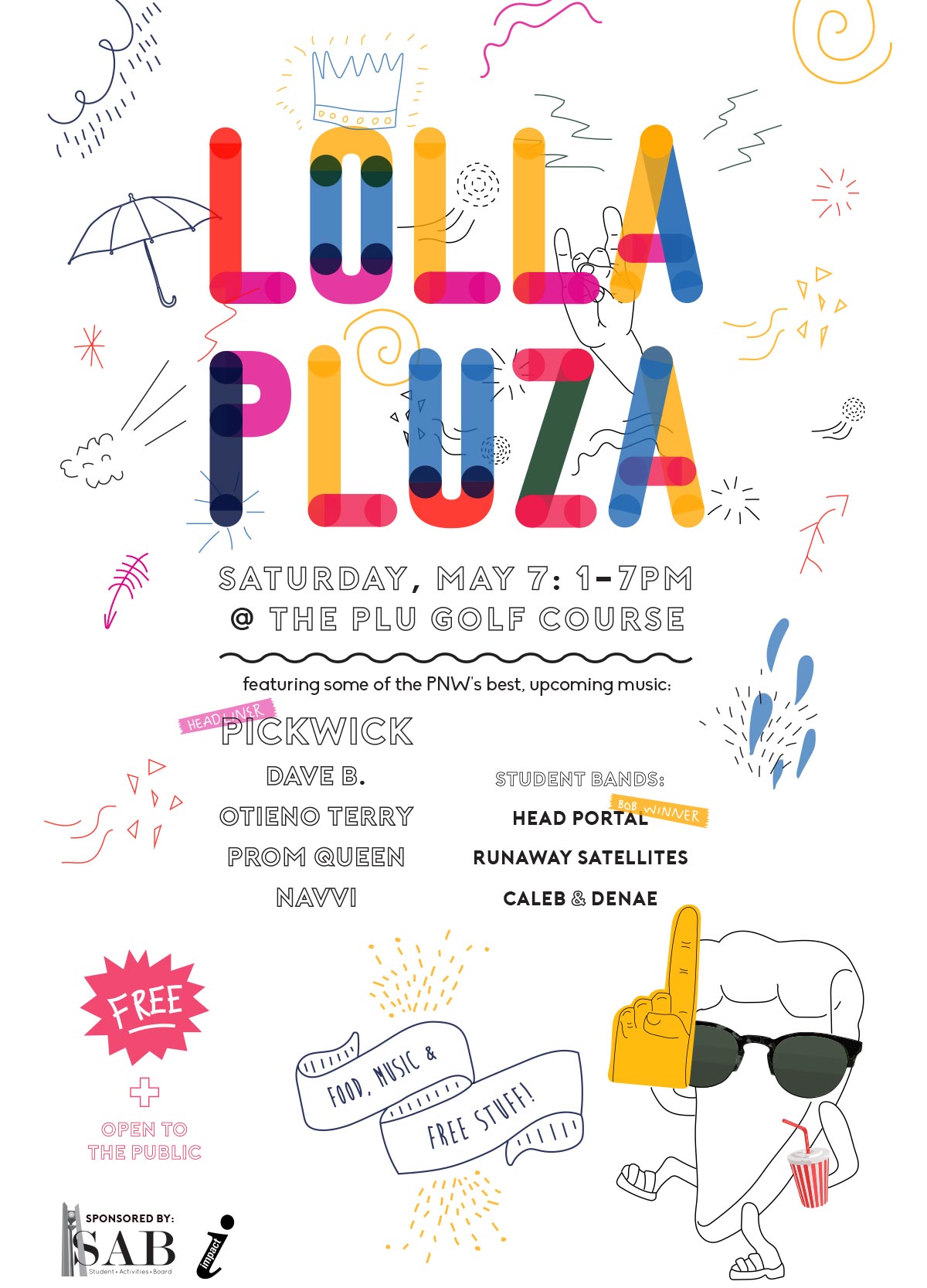 Lolla PLUza Saturday May 7, 2016 on the PLU Golf Course