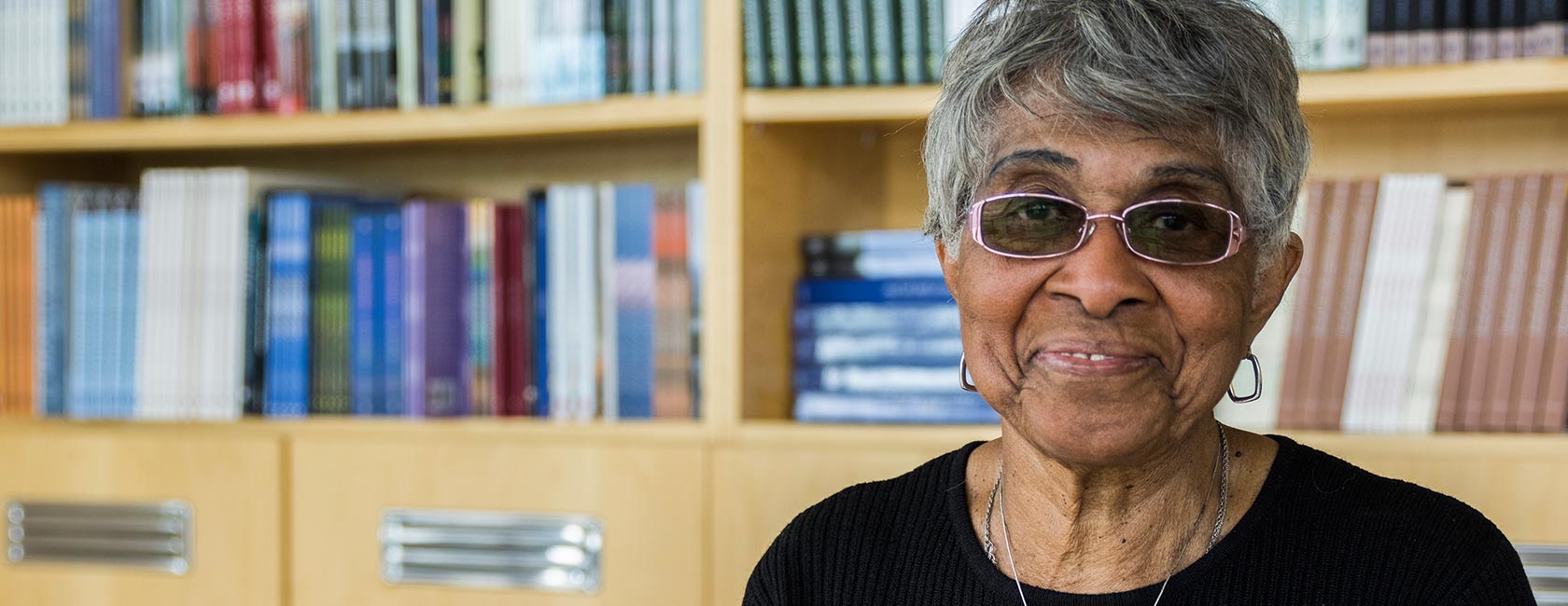 Rosa Franklin '74, the first black woman elected to the Washington state senate. (Photo: Angelo Mejia/PLU)