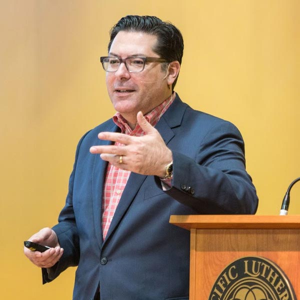 Shane Lopez, Ph.D. (Photo: John Froschauer/PLU)